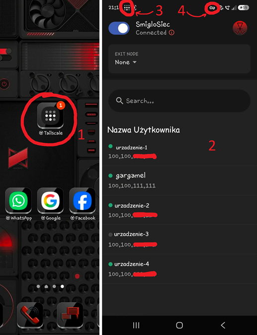 Instrukcja telefon